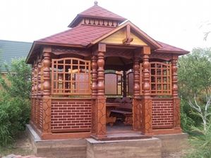 Деревянные беседки для дачи &mdash; Комфорт-Мастер
