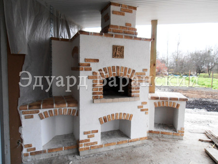 Русская печь садовая