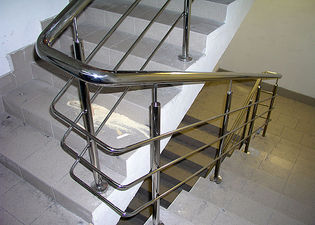 перила ограждения из нержавеющей стали &mdash; Luxmetall