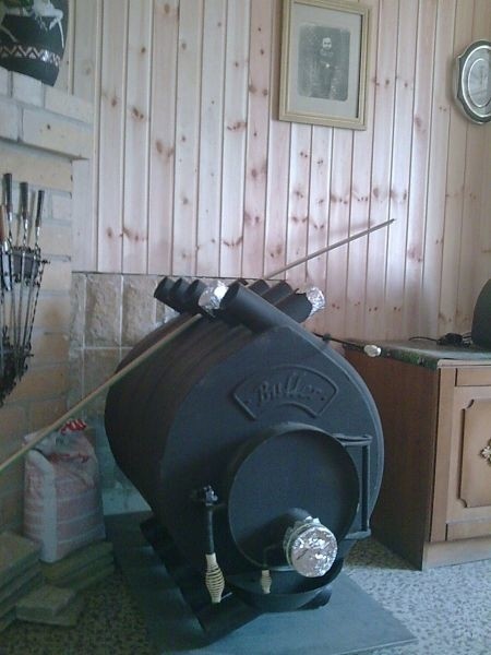 Печи Булерьян 04  на дровах, топливных  брикетах