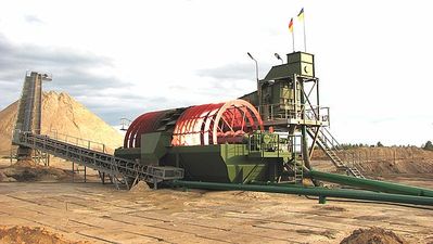 Мойка песка &mdash; НИКИТОВСКИЙ ГРАНИТНЫЙ КАРЬЕР