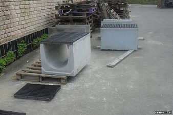 Лотки водоотводные. — Ос-нова Лотки водоотводные. — Ос-нова