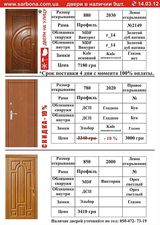 Стальные двери Сарбона в наличии 3 &mdash; Сарбона