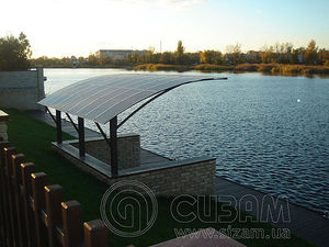 Навесы из поликарбоната, ООО `Сизам` &mdash; СИЗАМ