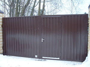 Ворота распашные — СЛИМС Ворота распашные — СЛИМС