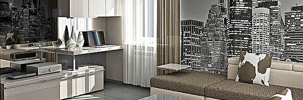 Дизайн гостиной &mdash; SPLINE