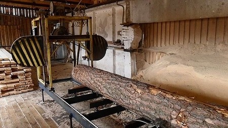 линия распиловки