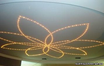 Световой цветок на потолке — Световые системы Световой цветок на потолке — Световые системы