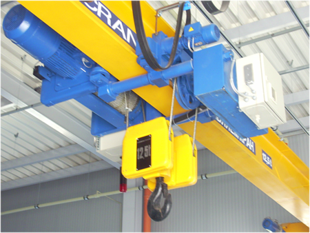 Тельфер пониженной строительной высоты Подемкран на кран -балке Подемкран