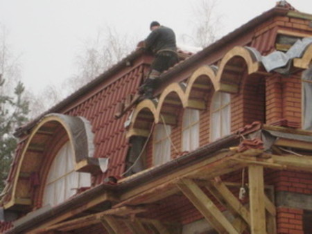 Кровельные работы, керамика