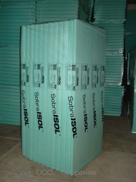 Екструдований пінополістирол ТМ `Собраізол`