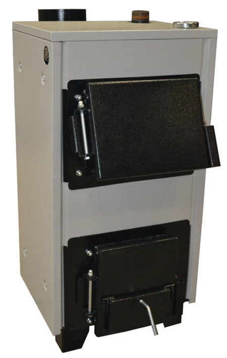 Котел отопительный твёрдотопливный 18кВт, спредназначен для теплоснабжения зданий и жилых домов площадью до 180м2