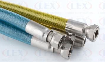 Гибкая подводка для газа и воды LEX Euro-Flex
