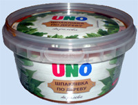 Шпатлевка по дереву акриловая UNO PLASTICO.