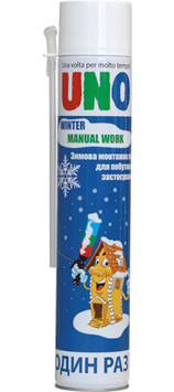 Пена монтажная зимняя UNO Manual Work Winter.