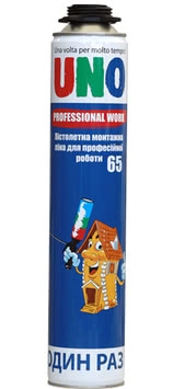 Пена монтажная UNO Professional Work 65.
