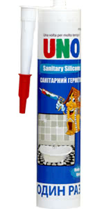 Герметик санитарный силиконовый UNO Sanitary Silicone.