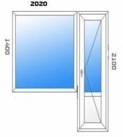 Балконный блок окно 1200х1400 дверь 700х2100. Стоимость: REHAU: 1605 грн; ALMplast: 1429 грн; WDS: 1399 грн; KBE: 1689 грн; SALAMANDER: 1759 грн; Galaxy: 1319 грн; КТМ: 1395 грн; OPEN TECK: 1345 грн