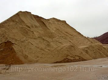 Песок кварцевый, крупнозернистый, карьерный