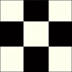 Линолеум черно-белый Chess (Beauflor)