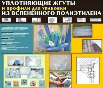 Уплотнение строительных швов - Вспененный полиэтилен