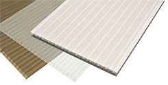 Сотовый Поликарбонат Sunlite (Twin wall) 4мм прозрачный Сотовый Поликарбонат Sunlite (Twin wall) 4мм прозрачный