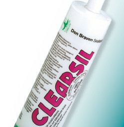 CLEARSIL - Кристально прозрачный эластичный клей-герметик для стекла на основе полисилоксана. Специально предназначен для склеивания террариумов, стеклянных фасадных панелей зданий, витрин. Не пригоден для склеивания аквариумов и других изделий, погр CLEARSIL - Кристально прозрачный эластичный клей-герметик для стекла на основе полисилоксана. Специально предназначен для склеивания террариумов, стеклянных фасадных панелей зданий, витрин. Не пригоден для склеивания аквариумов и других изделий, погр