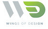 Логотип компании Крылья дизайна